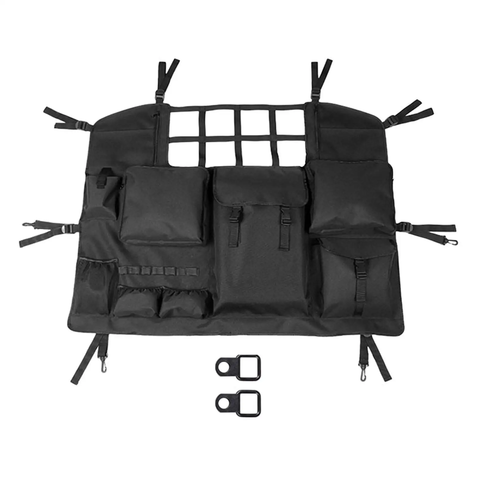 

Органайзер для багажника, сумка-Органайзер для груза, складная сумка для хранения задних ворот, модифицированные детали, Оксфордский органайзер для хранения, большие карманы для Bj40