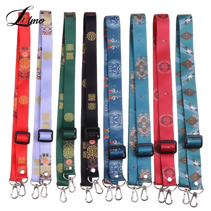 

Chinese Retro Style Adjustable Bag Strap Handbag Belt Cross Body Shoulder Strap Replacement Handles Bags Part Accessories