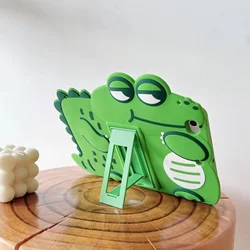 Children's Cartoon Dinosaur Tablet Cover with Built-in Stand for iPad mini 5 (2019) (Cat No Strap)