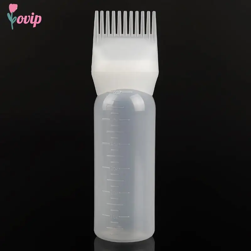 

1PC Professional Hot Hair Dye Bottle Applicator Brush Dispensing Salon Hair Coloring Dyeing Hair Dry Cleaning Bottle for Girls
