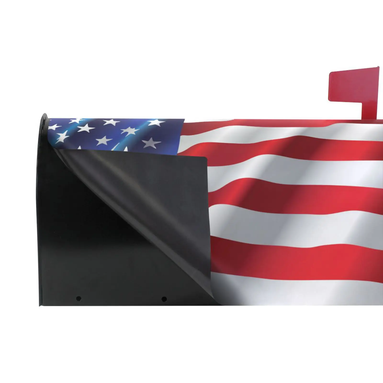 American USA Flag PVC Magnetic Mailbox Cover Standard Size Sun Protection Waterproof Garden Yard Letter Post Box Cover Decor
