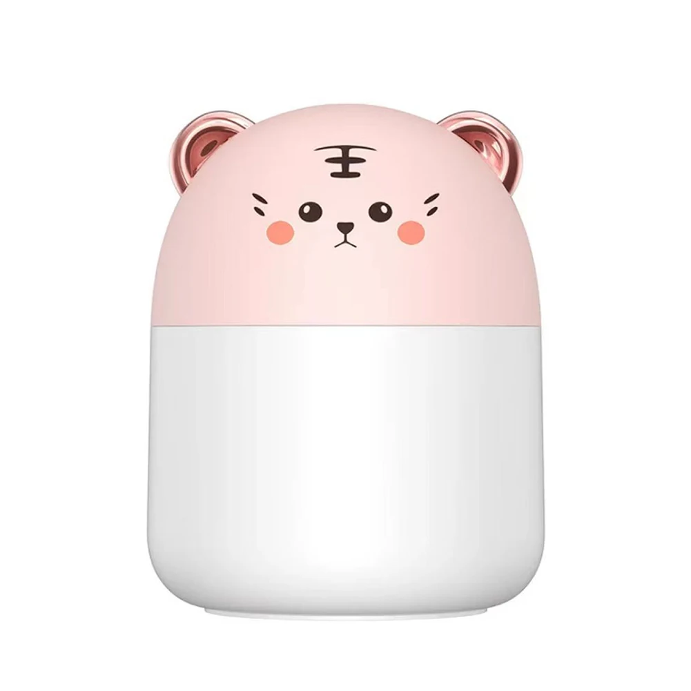 250ml Air Humidifier Cute Aroma Diffuser with Night Light Home Cool Mist
