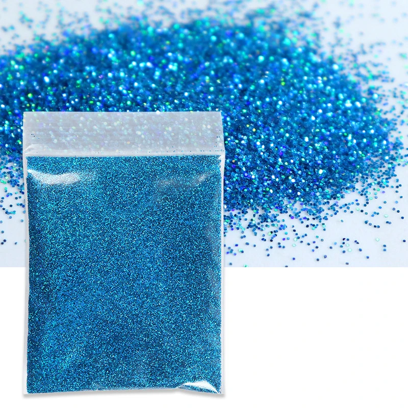 Holographic Glitter Powder for Epoxy Resin and Crafts, Laser Gold and Silver
