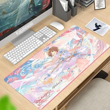 Japanese Cartoon Cardcaptor Sakura Mousepad Mausepad Gamer Accessories Office Carpet Mouse Pad Company Gaming Deskmat 90x40 XXL