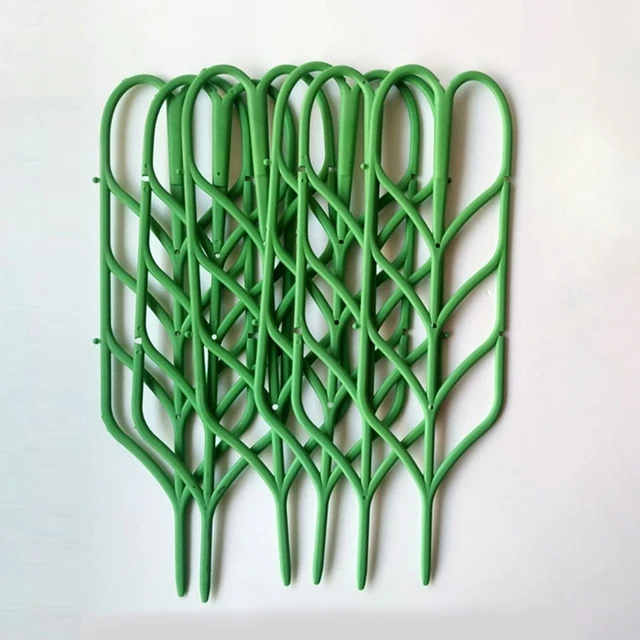 Növényi Hegymászás Kert Kerti Műanyag Ketrecek Támogató Virágtartó Vine Trellis Bracket Beltéri Cserepes Rögzítő Rúd Készletek - Image 3