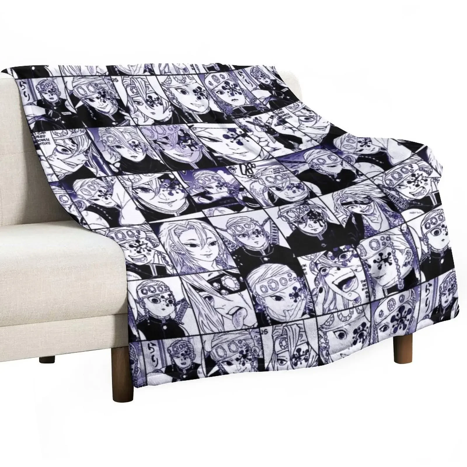 

warrior- collage color version Throw Blanket Kid'S blankets ands Moving Designers Blankets