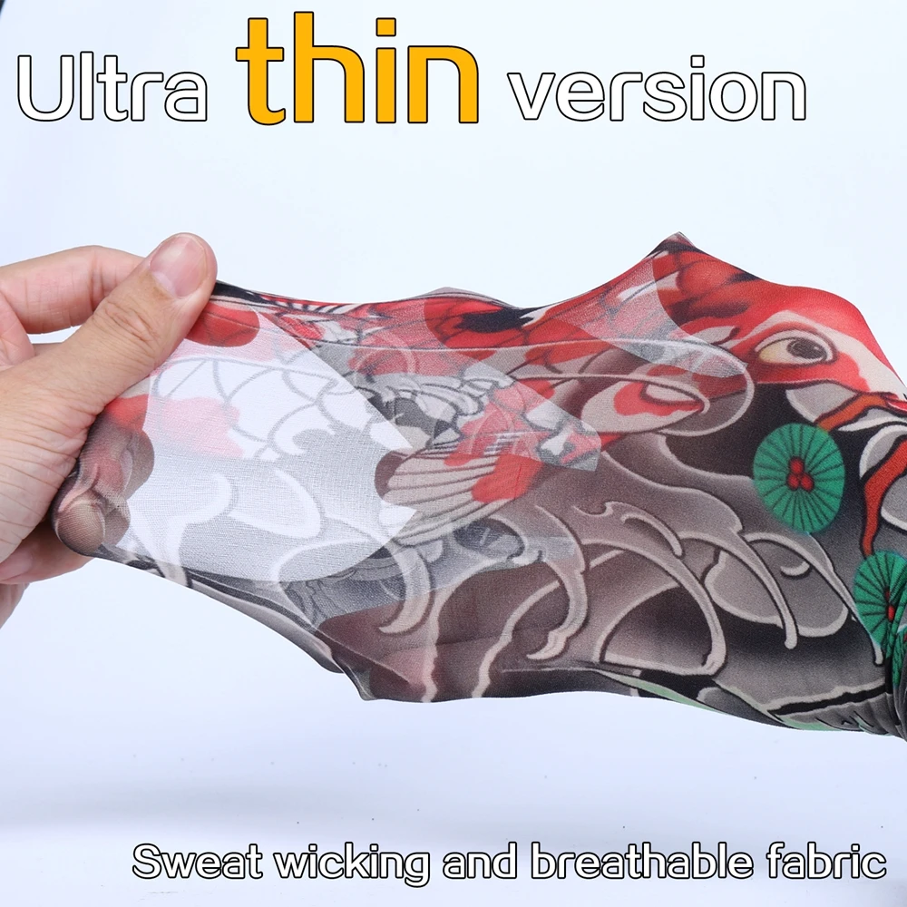 1 unidad de mangas ultrafinas sin costuras para tatuajes, para hombres y mujeres, para viajes, ciclismo, elásticas, resistentes a los arañazos, con protección solar. 1 unidad de mangas ultrafinas sin costuras para tatuajes, para hombres y mujeres, para viajes, ciclismo, elásticas, resistentes a los arañazos, con protección solar. 6