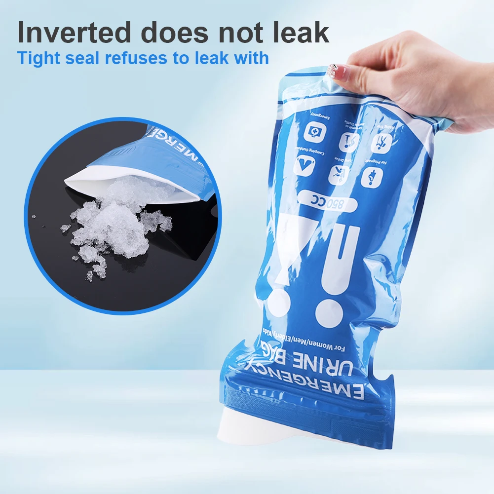 Disposable Urine Bag Car Urine Bag 850ml Emergency Vomit Bags Disposable Toilet Bag 1-10pcs