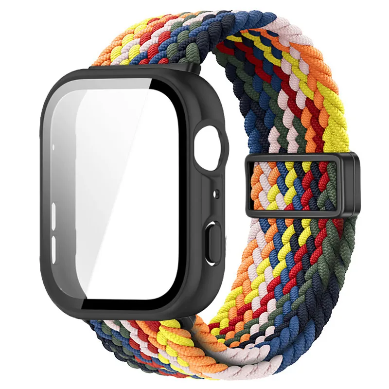 Braided Nylon Strap with Magnetic Buckle and Protective Screen Cover