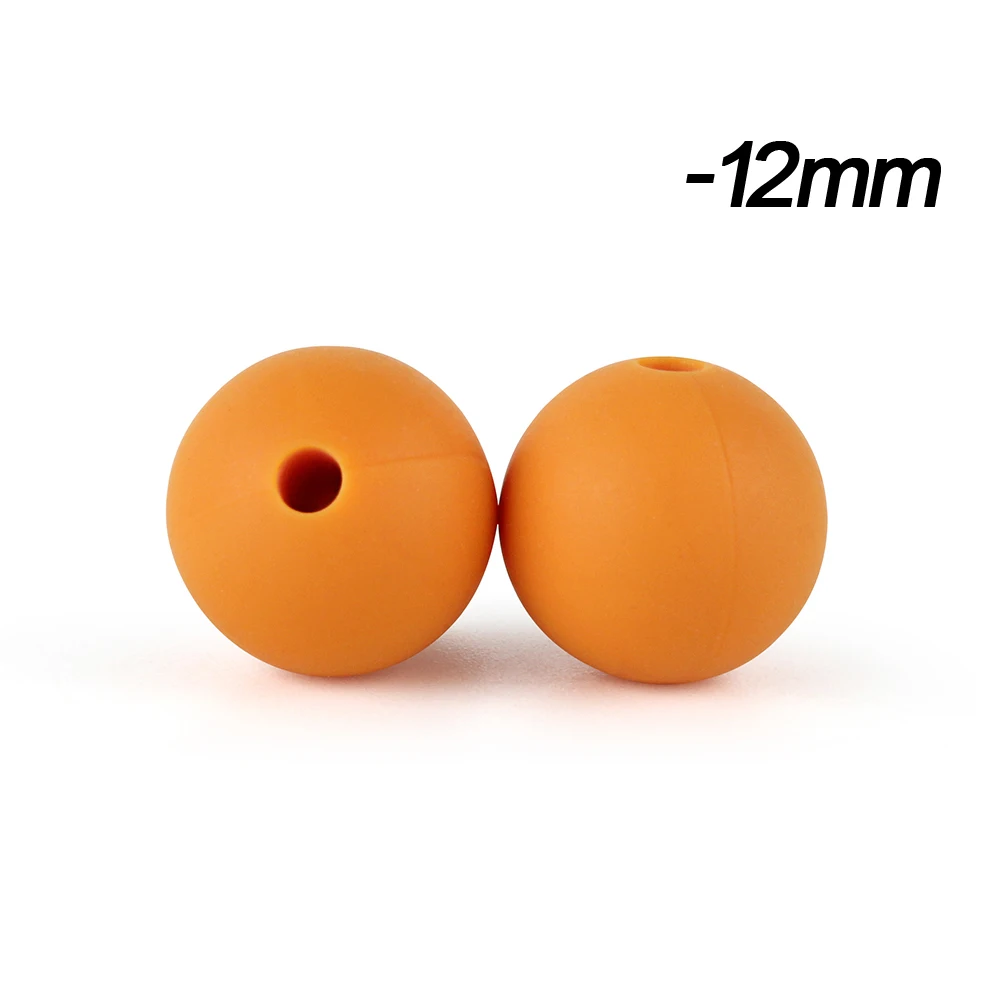 Silicone Beads for DIY Jewelry and Crafting - BPA Free, 12mm Round - Assorted Quantities