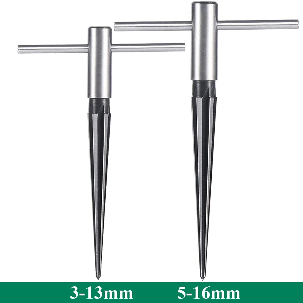 

2/1PCS Hand Taper Reamer HHS Chamfer Reaming Wood Metal Plastic Drilling Tools Deburring Enlarge 3-13mm 5-16mm
