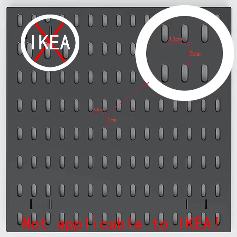 No Punching Pegboard Wall Organizer Panel Shelves For Gamer Room,bathroom,kitchen Storage Rack Organizer Pegboard Accessories