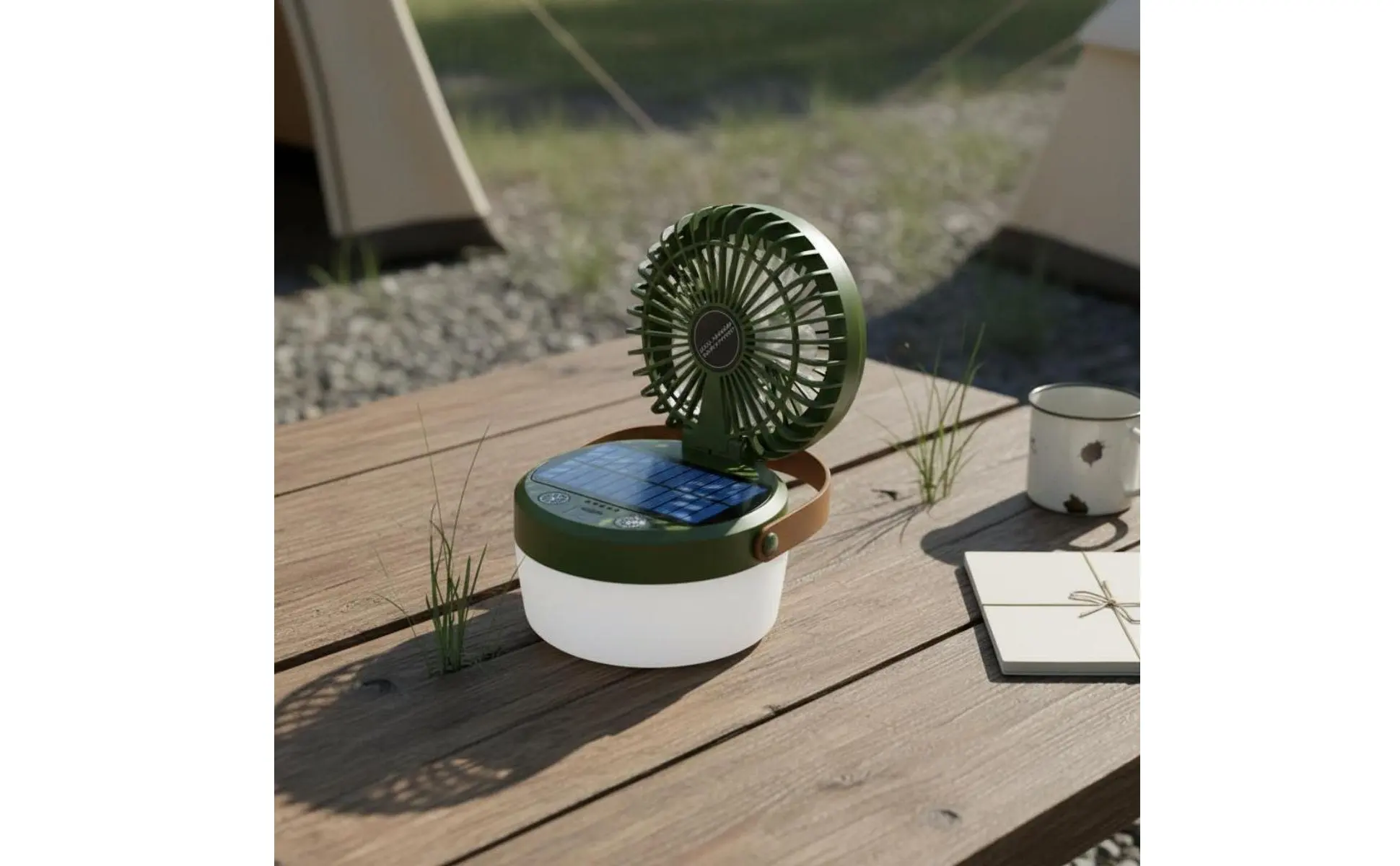 Solar Camping Fan Lantern Foldable Design Triple-Function Camp Lantern Outdoor Gear Hanging Handle for Campers Solar Camping Fan Lantern Foldable Design Triple-Function Camp Lantern Outdoor Gear Hanging Handle for Campers