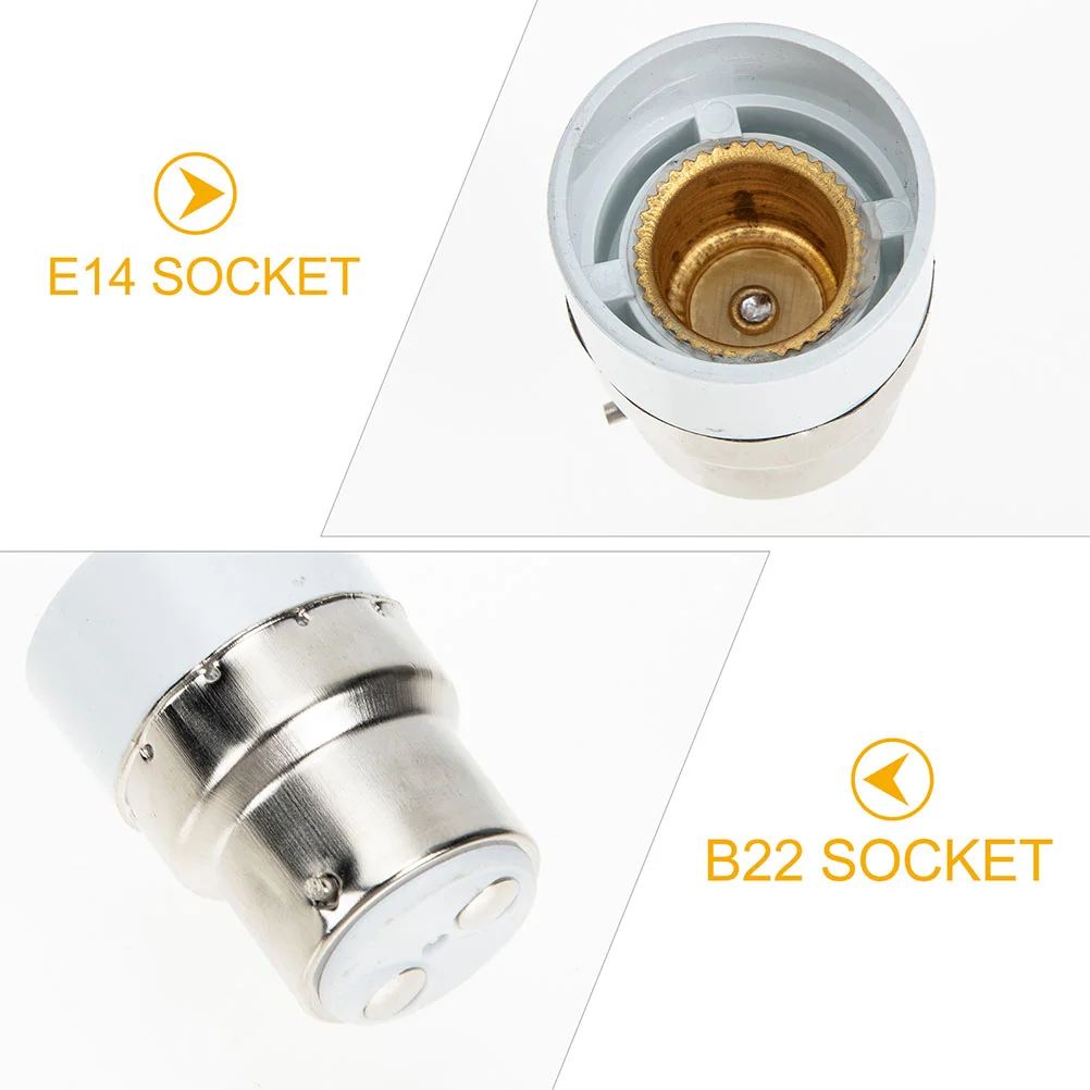 Lamp Bulb Holder 6pcs Bulb Holder Converter B22 to E14