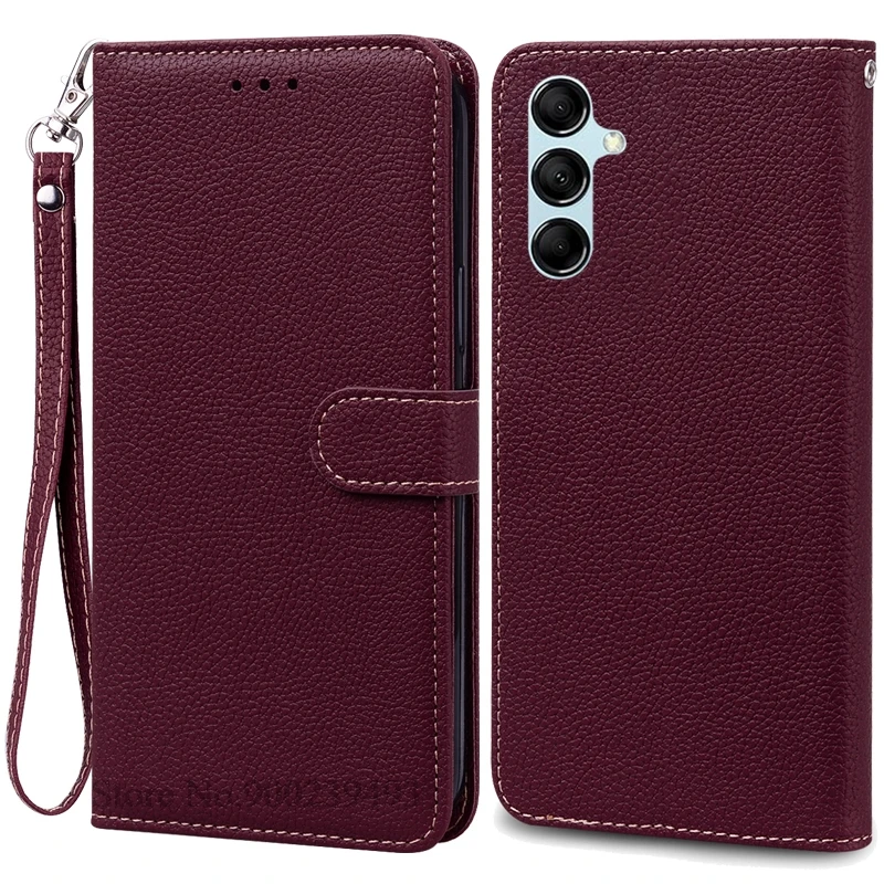 Leather Wallet Flip Phone Case - Premium Cover for Samsung Galaxy M55 5G