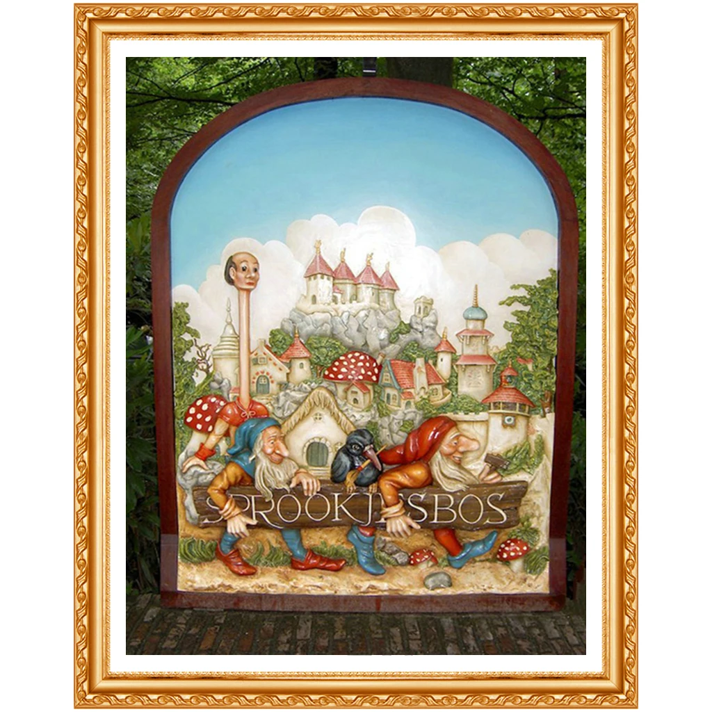Full diamond painting 5D DIY Cartoon diamond painting Efteling park diamond embroidery Cross Stitch kit Rhinestone Home decor - 2