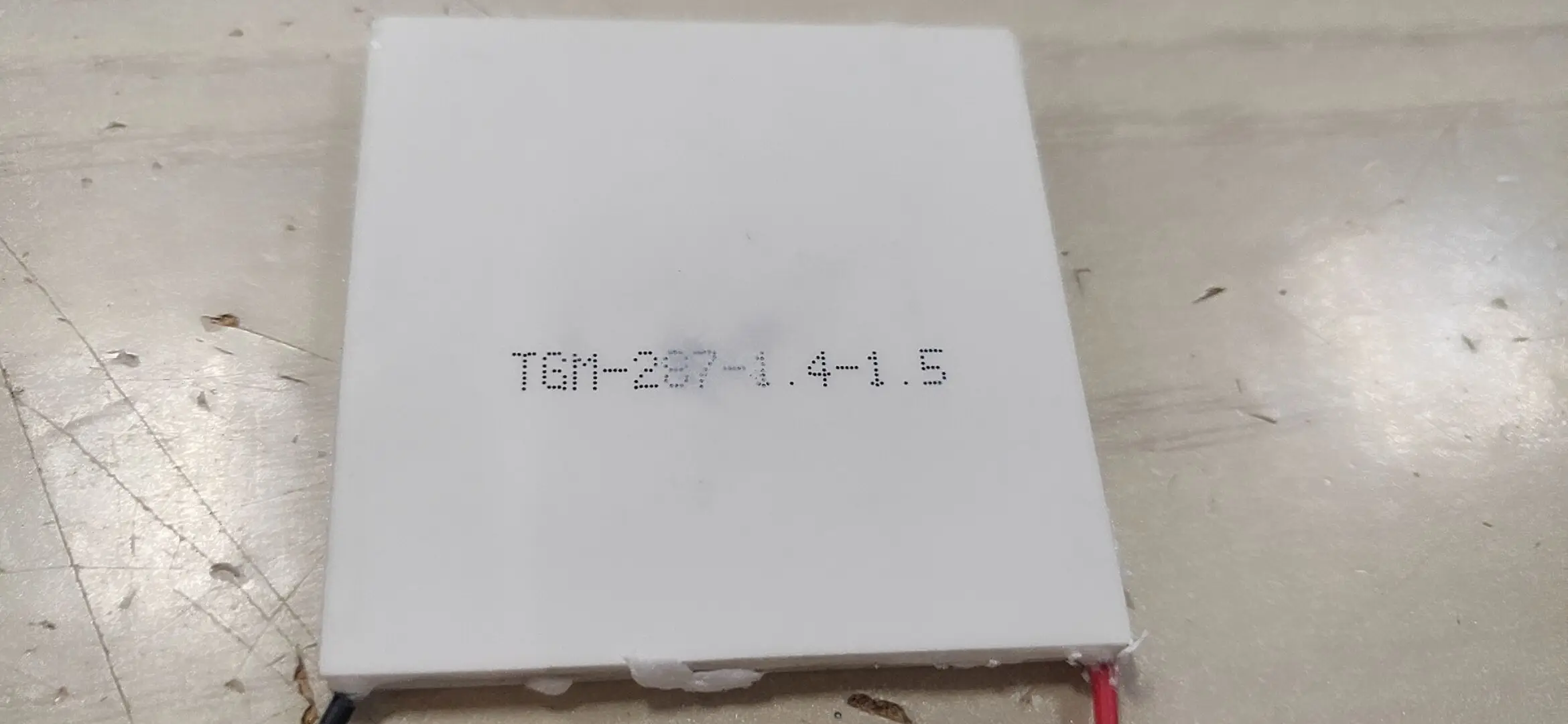

Термоэлектрический модуль 230 TGM TEG1-287-1.4-1.5 15V1.65A 24 Вт с разницей в температуре
