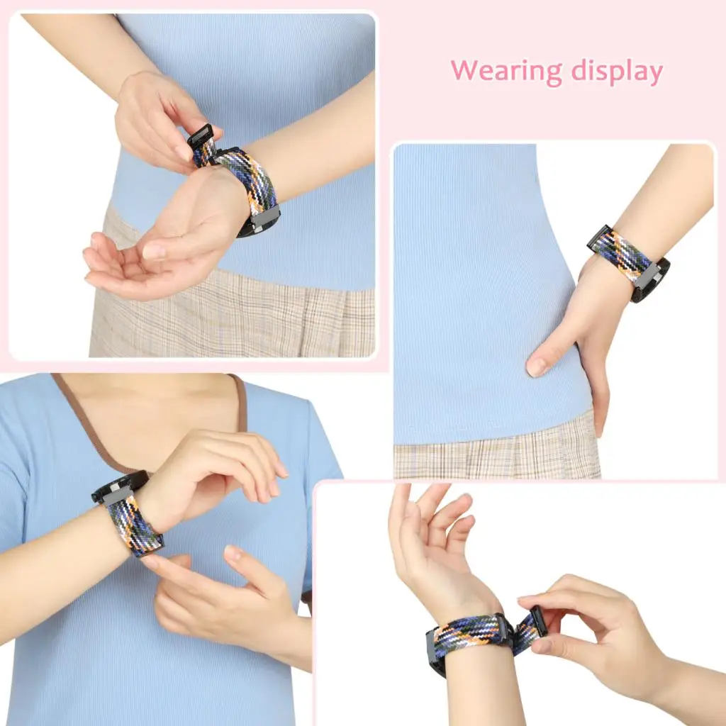 Magnetic Braided Bracelet Watch Strap, 20mm/22mm, Universal Compatibility