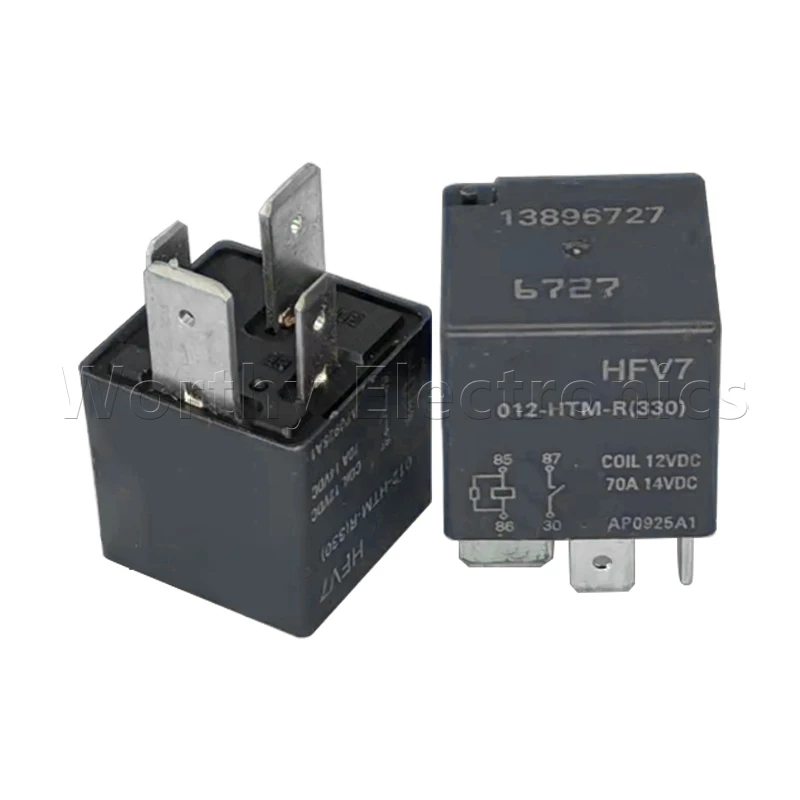 

Free shipping 10pcs/lot relay 12VDC 70A 4PIN HFV7-012-HTM-R(330) 13896727