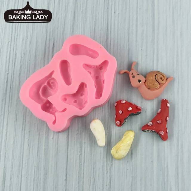 Mushroom Silicone Mold Baking  Silicone Candy Mold Mushroom - Silicone Mold  Fondant - Aliexpress