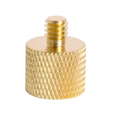 

1/4" Female To 3/8" Male Tripod Thread Reducer Adapter Brass Copper Screw Connecting Camera Screw For Tripod Ball Head