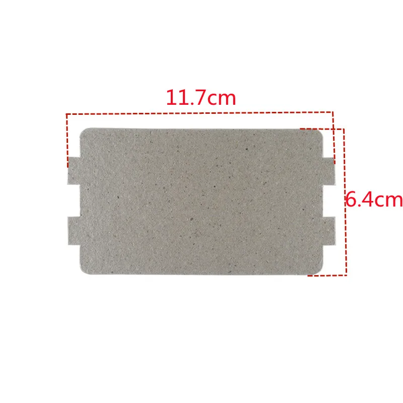 10pcs Mica Plates Sheets Thick Microwave Oven Toaster Mica Plates Sheets for Midea Universal Home Appliances Parts 116*65 mm