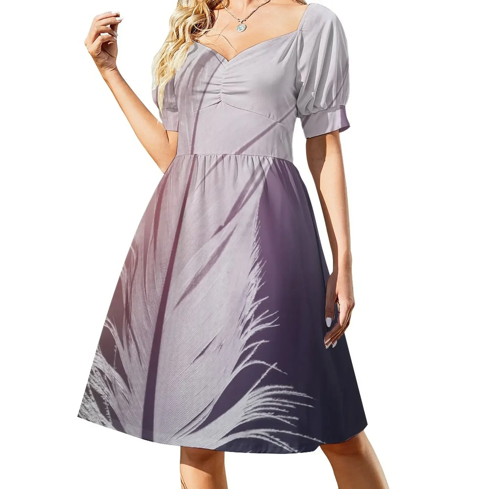 

Feather in Pastel Tones Sleeveless Dress clothes for woman women's summer clothing 2024 women party dresses