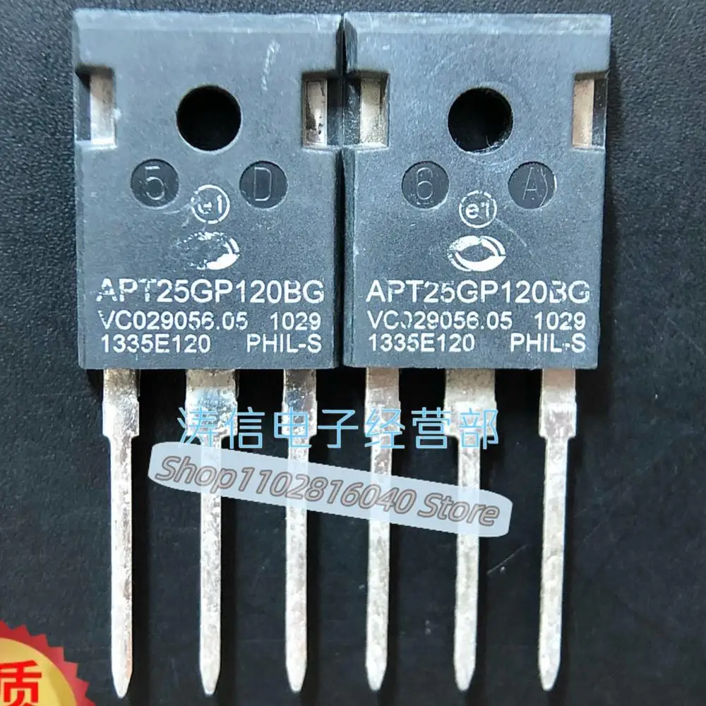 

10PCS/Lot APT25GP120BG IGBT TO-247 1200V 33A Best Quality Imported Original Spot