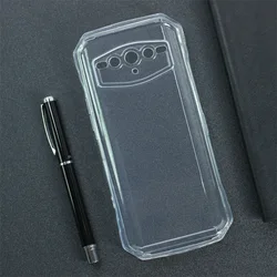 Premium Soft TPU Silicone Phone Case - Durable Protective Back Cover Shell for Doogee V30T (Transparent)