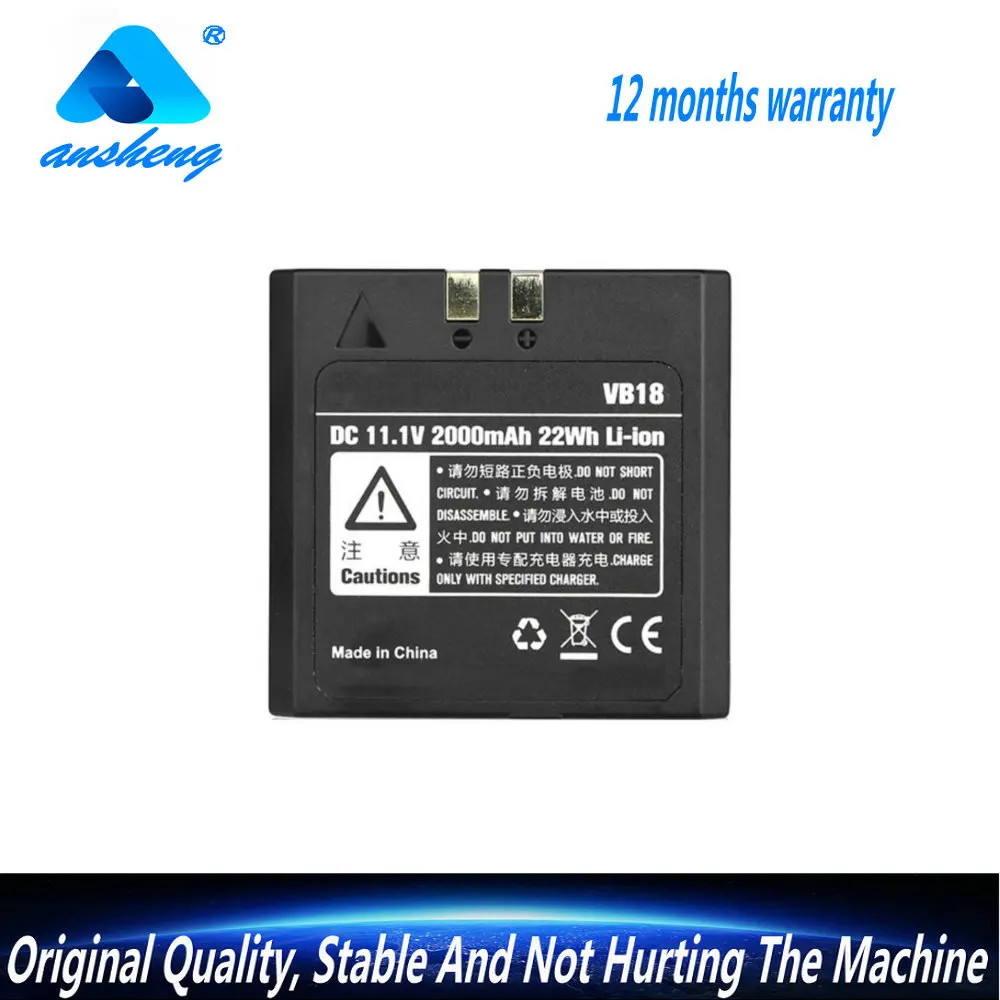 Bateria Original para Godox Vb18 Vb19 Bateria para Ving V850 V860c V860n V850 V850ii V860 V860ii Tt860 Tt860 11.1v 2000mah