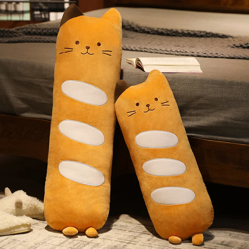 Simpatico cuscino per gatti morbido farco peluche cartone animato stile divertente bambola gattino cuscino Comfort decorazione bambini regalo di compleanno Kawaii