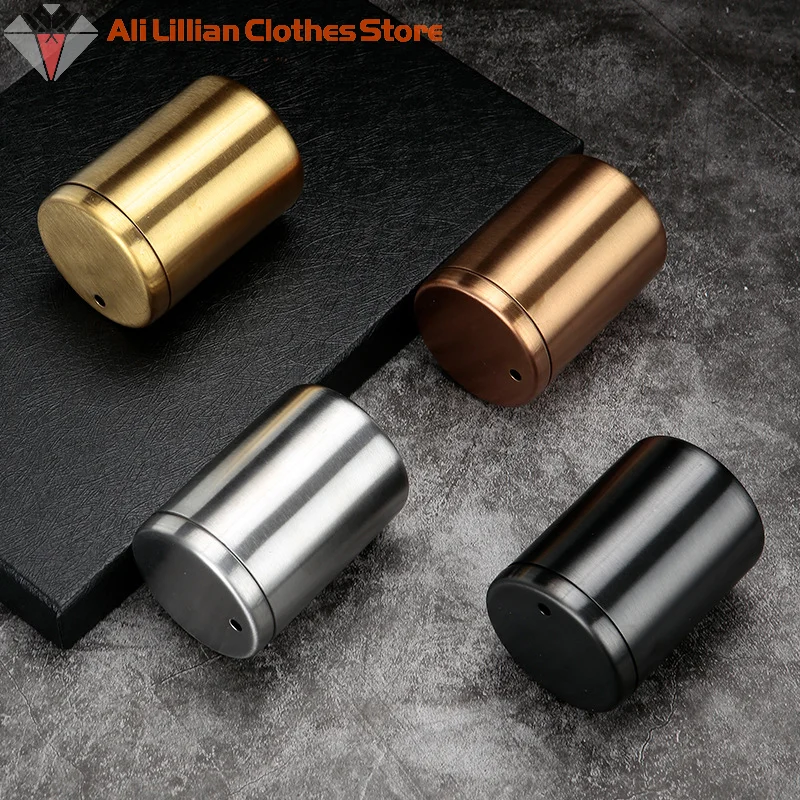 Stainless Steel Toothpick Holder Creative Home Toothpick Storage Container Portable Fall Resistant Toothpick Box For Table Decor