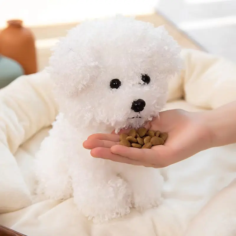 

20/30cm Simulation Teddy Dog Poodle Plush Toys Real Life Suffed Animal Pet Plushies Doll for Kids Girls Children Birthday Gifts