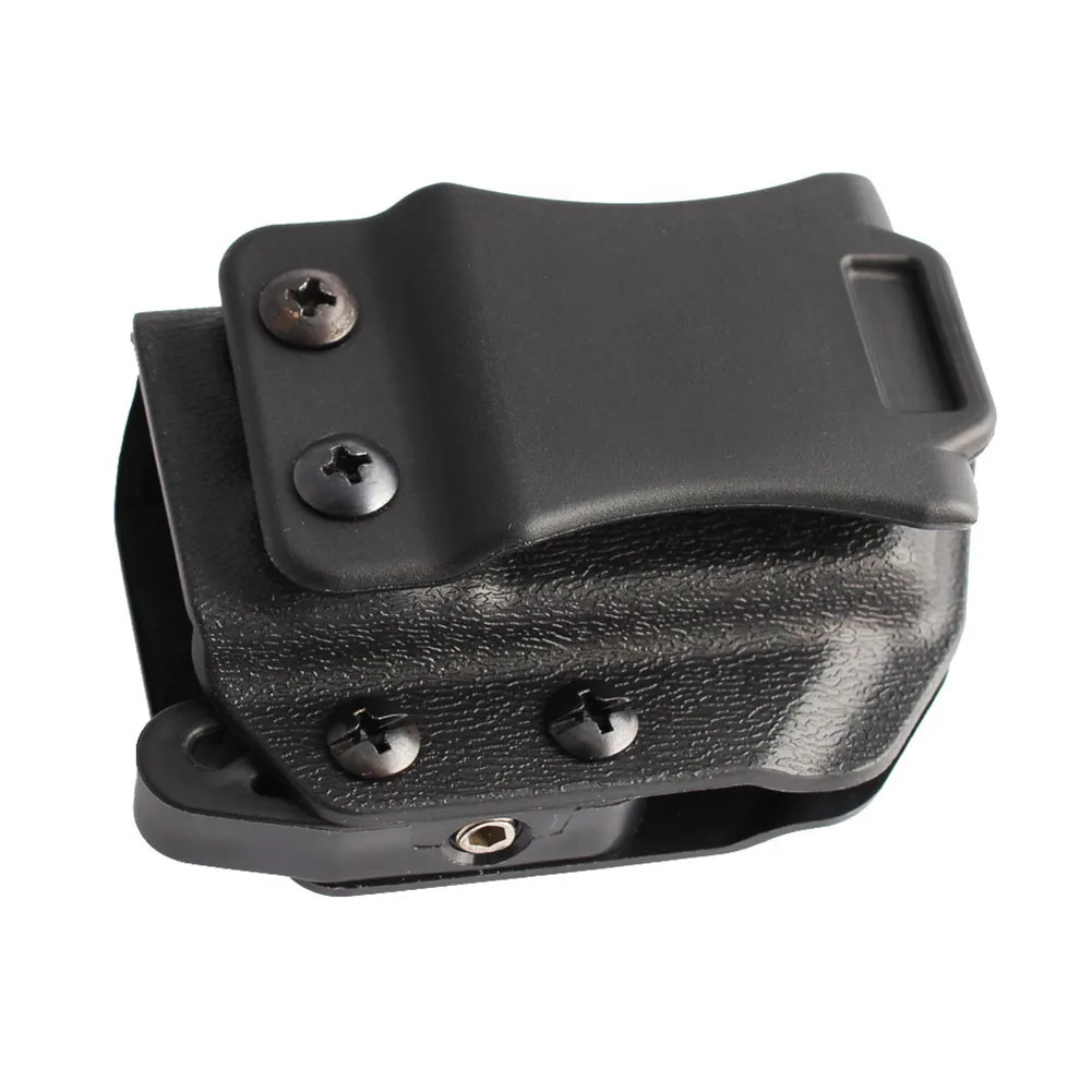 Tactical 9mm .40 universal Belt Clip Single Double Stack Magazine Pouch Holster Mag Carrier Holder for Pistol gun magazine pouch