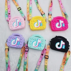 Jouet sensoriel Pop It Tiktok pour enfants, anti Stress, anti écrasement, bulle, pour autisme, sac cadeau, nouveau, Kawaii 