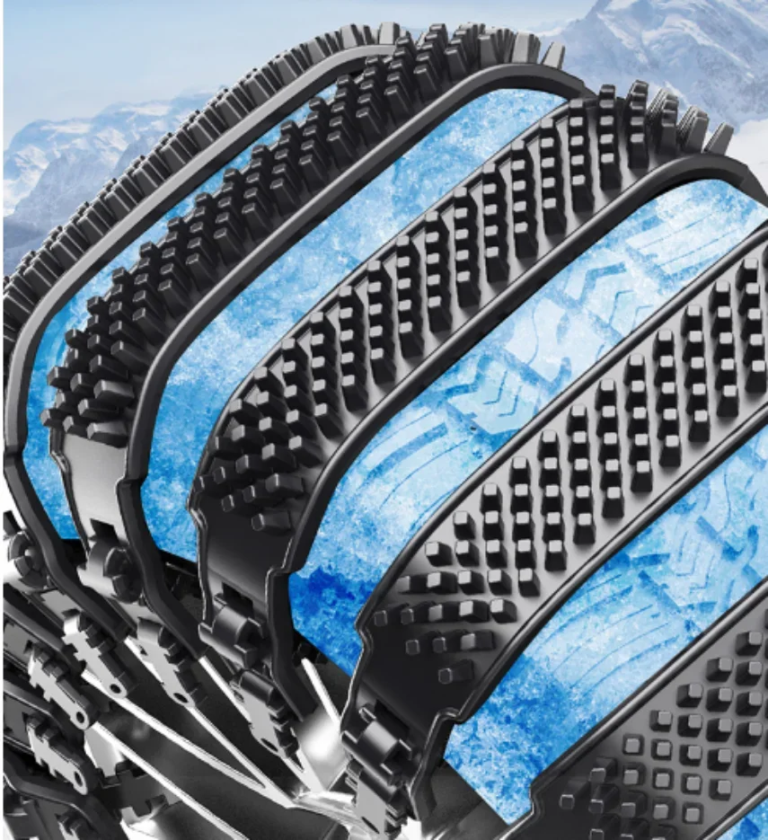 8Pcs Chain Auto Winter Tire Wheels Chains Anti Skid Chains For Car Truck SUV Winter Car Tires Accessories