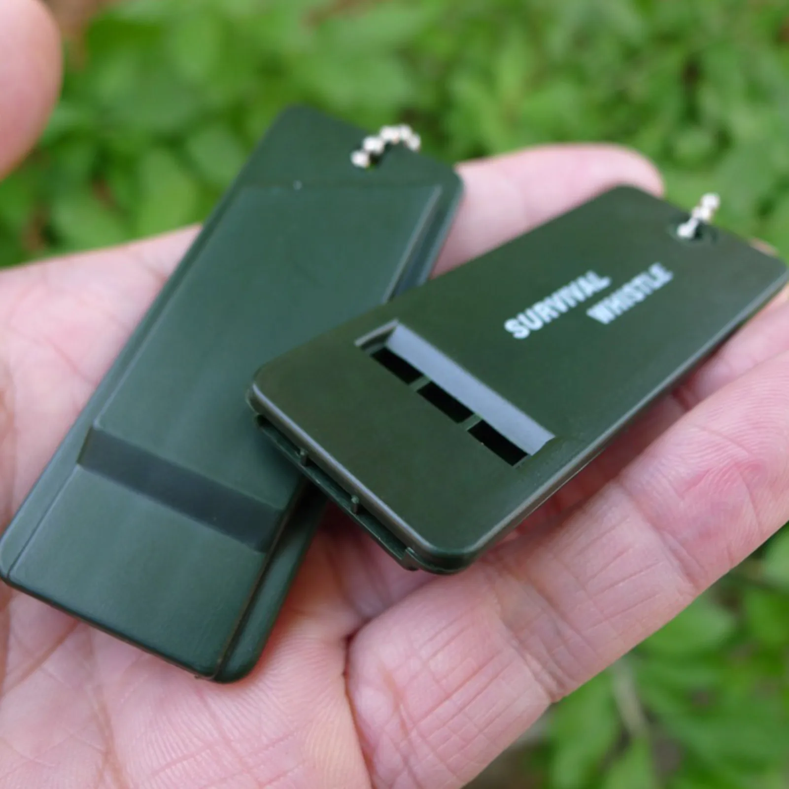 Outdoor Survival Whistles Triple Frequency Life-saving Whistle For Camping Outing Fishing Earthquake Wild Survival