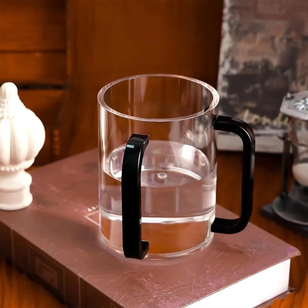 Transparent Netilat Yadayim Thickened Large Capacity Acrylic Wash Dual Handles Easy Handling Mouthwash Cup Hand Washing_voghion.com