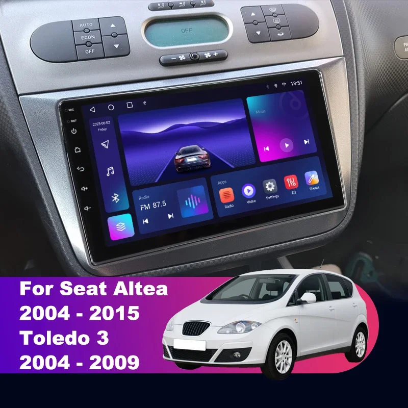 Android 12 Car Radio For Seat Altea 2004 - 2015 Toledo 3 2004 - 2009  Multimedia Video Player Navigaion GPS DVD Carplay Auto WIFI - AliExpress