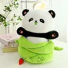 Cute Bamboo Panda Dinosaur Rabbit Plush Toy for Home Decoration Plush Toy Comfort Pillow Sleep Baby Plush Toy 3