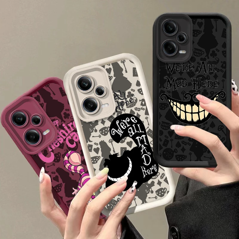 Disney Cat Miraculous Cat Per Redmi Note 13 12 11T 11S 11E 10S 10T 9 8 7 Pro Plus Lite Eye Ladder Phone Case