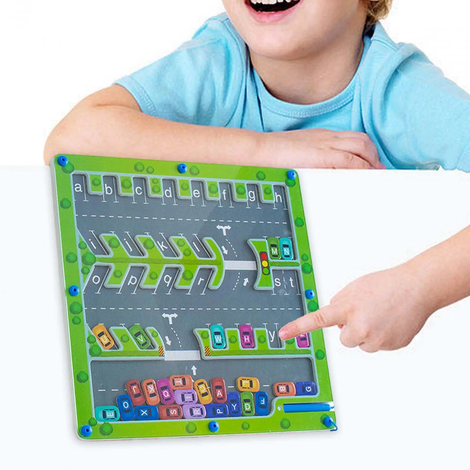 

Wooden Magnetic Maze Game Valentines Day Gifts for Kids Holiday Gift Activity Game Puzzle Board Toy for Kid Girls Boys Children