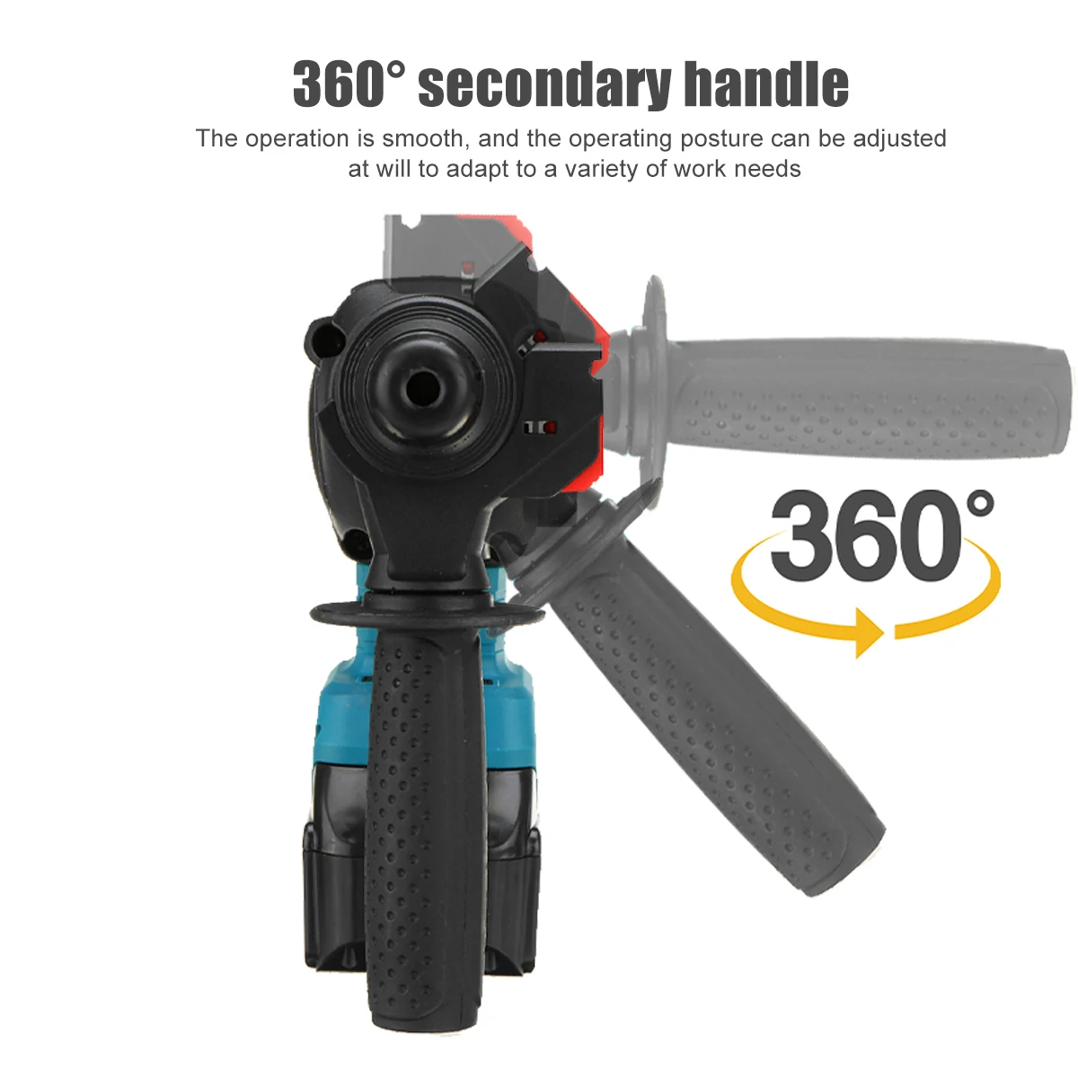 Drillpro Electric Power Tool Set 800N.M Electric Wrench Rotary Hammer 13mm Power Drill 125mm Angle Grinder For Mak 18V