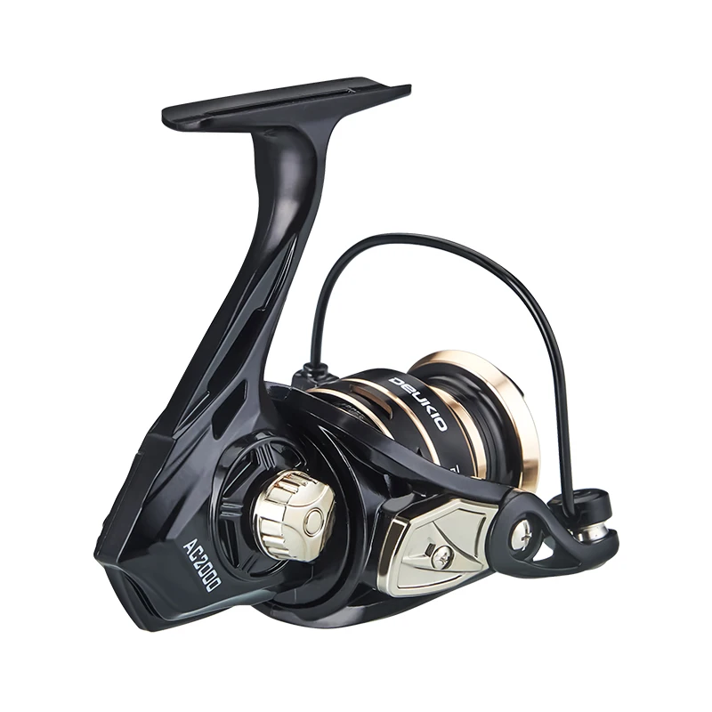 DEUKIO Spinning Reel Max Drag 8KG Fishing Reel 5.2:1 Metal Spool Handle Sea Jig Carp Fishing Coil Wheel spinning fishing reels fishing reels