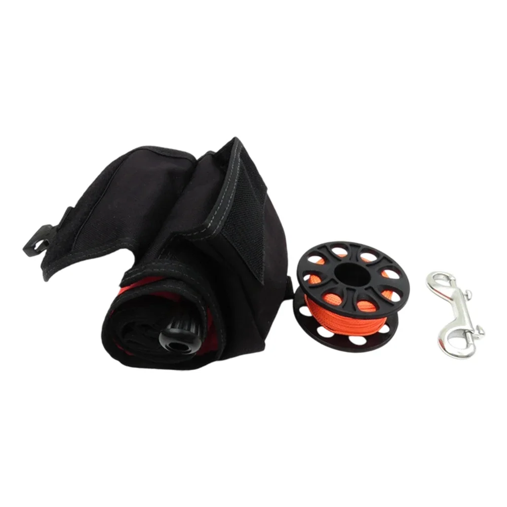 Marker Buoy Safety Inflatable SMB Buoy Set Storage Bag Diver Below Signal With Spool And Snap Diving Accessories 120x15cm