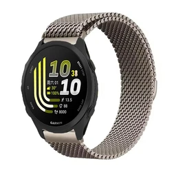 Elegant Stainless Steel Milanese Magnetic Bracelet Strap - Available in 18mm, 20mm, and 22mm Sizes - 18mm Watch Band (Titanium color)