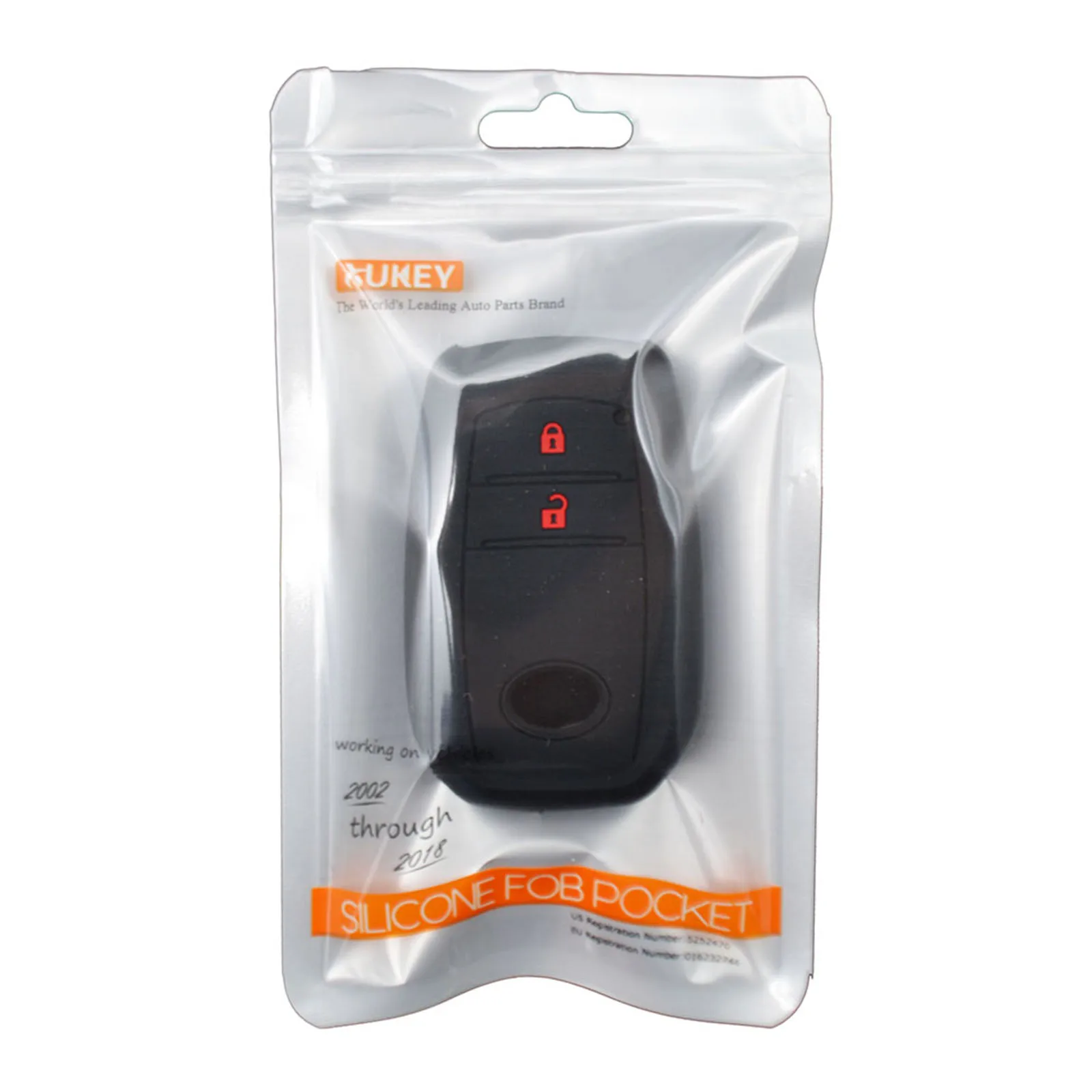 2 Button Silicone Key Case for Toyota Hilux Revo Innova Rav4 Fortuner Cover Car Remote Fob Shell Skin Key Chain Holder Protector, key case,key case cover