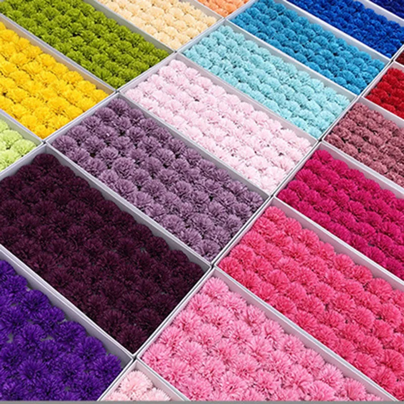 Big 7x5cm Soap flowers Carnation head 10/20/30/50pcs DIY floral eternal Forever bouquet for Mother