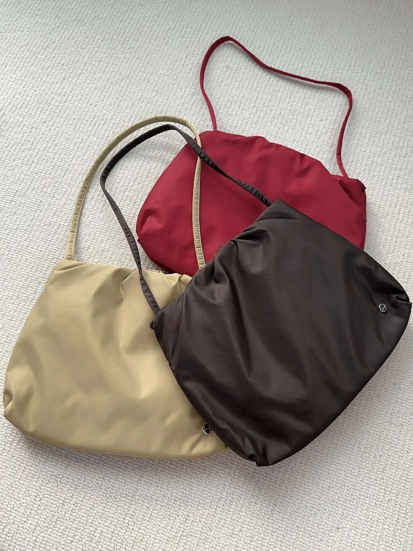 

High Quality Drawstring Cloud Bag Nylon Handbag Women
