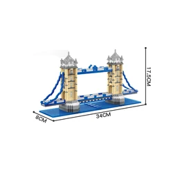 Exquisite Big Ben Micro Building Block Set: Detailed Architectural Replica - In bag (Tower Bridge blocks)